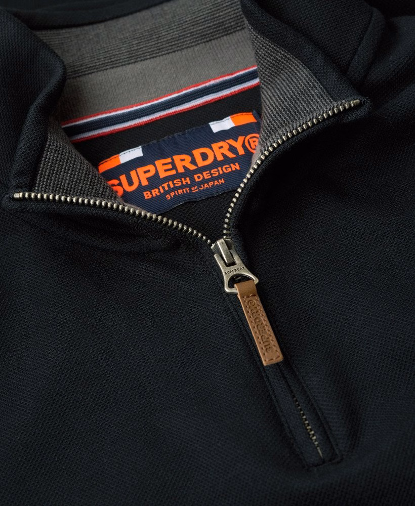 Core Piqué Half Zip Sweatshirt
