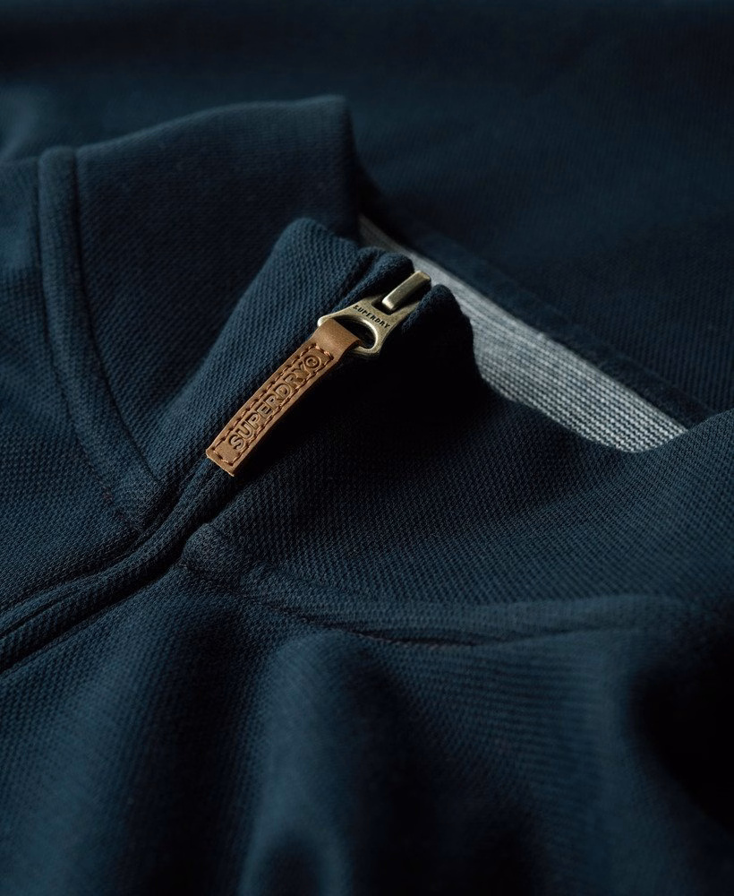 Core Piqué Half Zip Sweatshirt