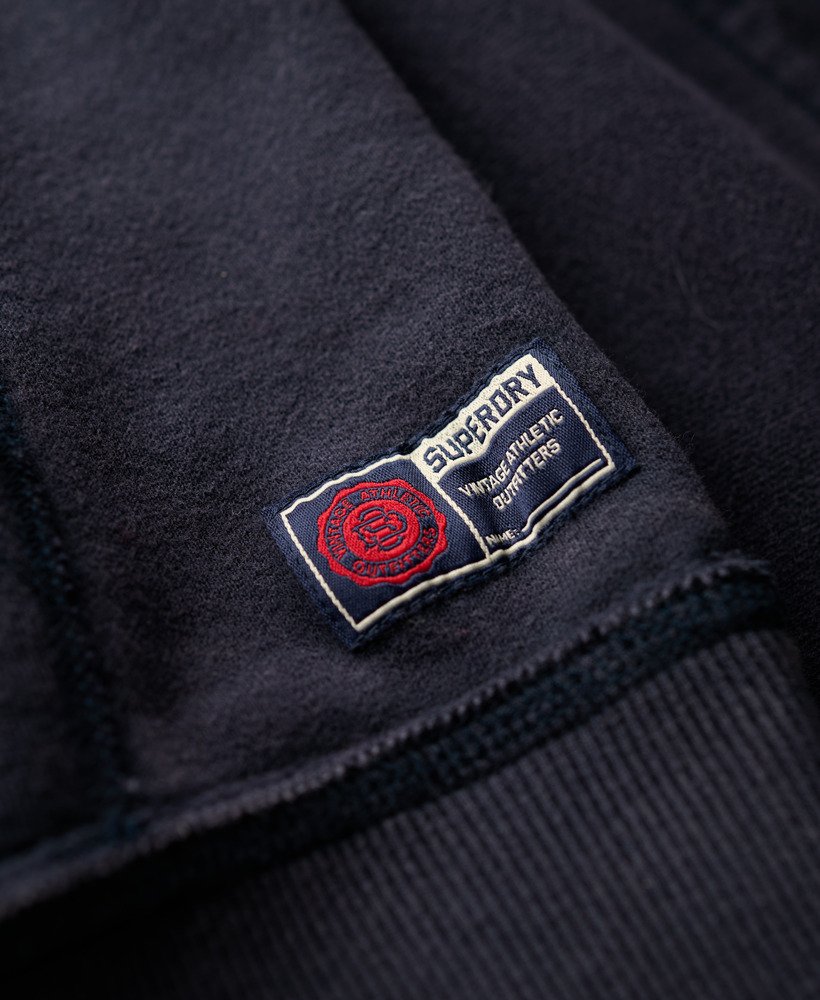 vintage sportieve hoodie in eclipse navy