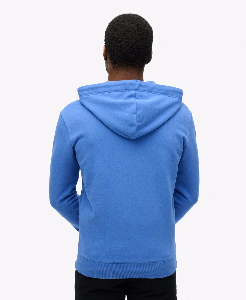 Essential Logo Half Brushed Zip Hoodie