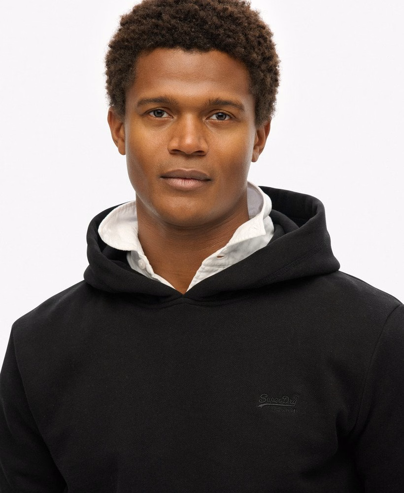 Essential Logo Half Brushed Hoodie