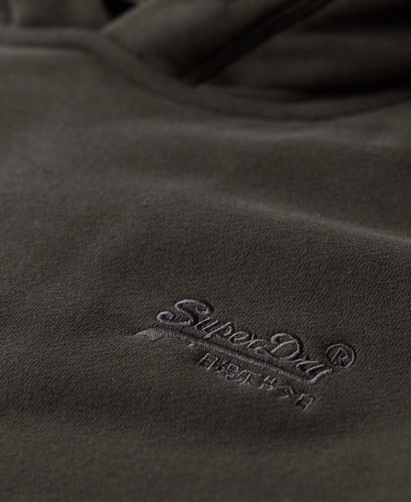 Essential Logo Half Brushed Hoodie