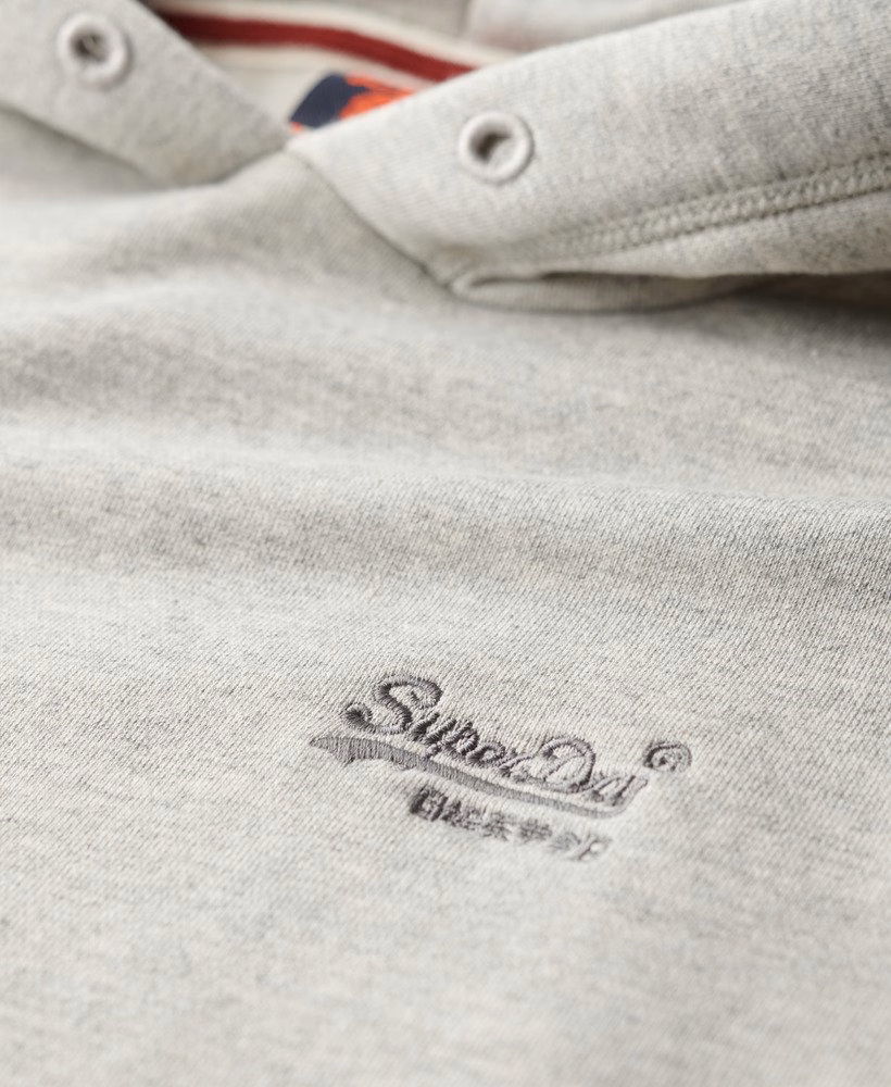 Essential Logo Half Brushed Hoodie