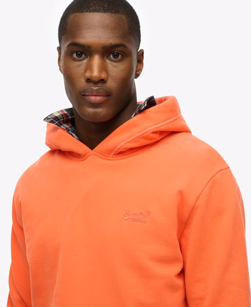 Essential Logo Half Brushed Hoodie