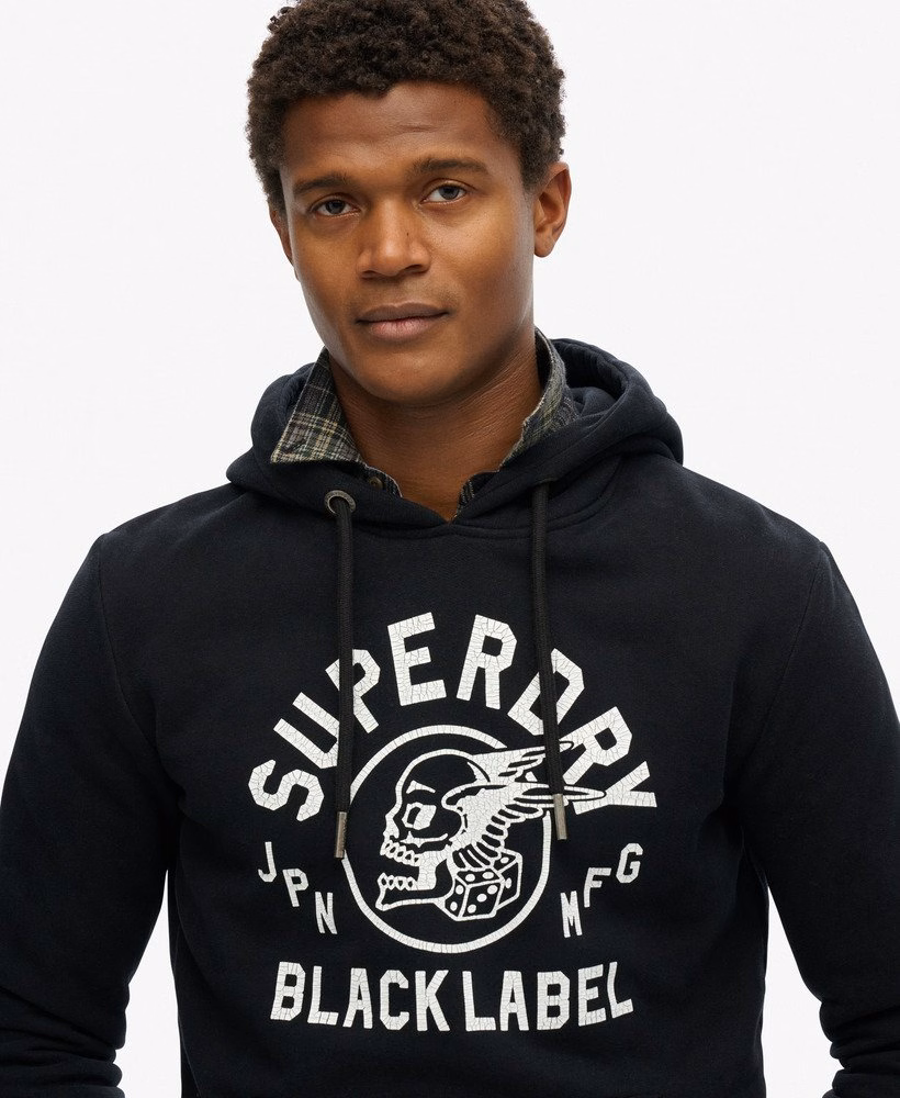 Zwarte Label Hoodie