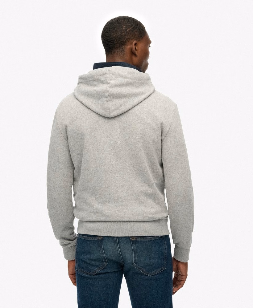 Relaxte hoodie met buitenmotief
