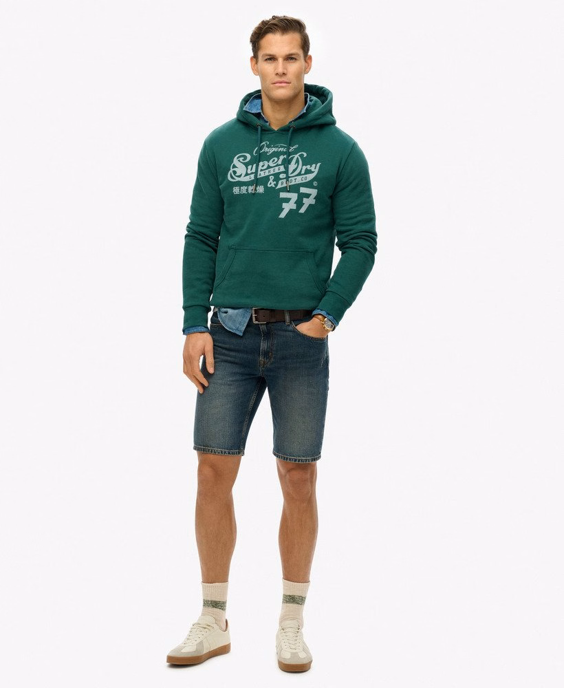 Leather & Boot Co Script Hoodie
