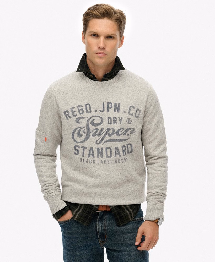 Industriële, relaxte sweater