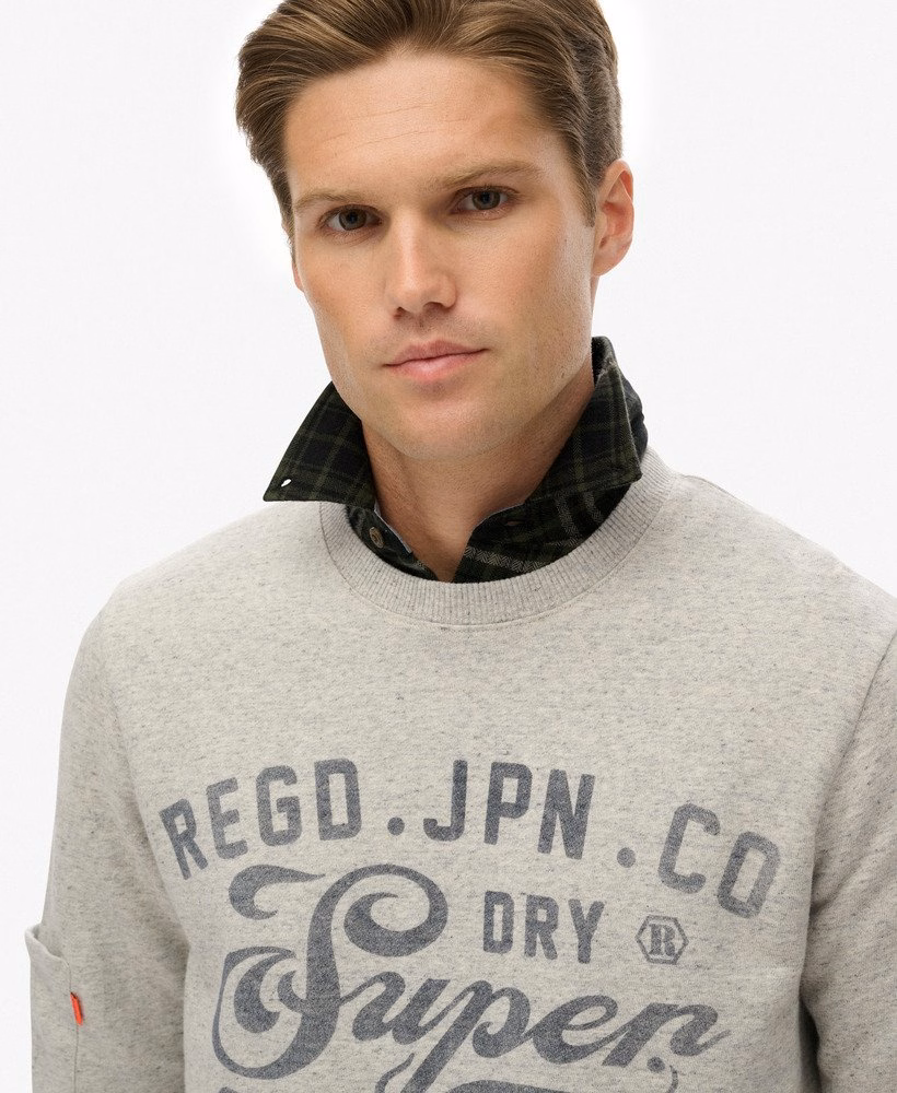 Industriële, relaxte sweater