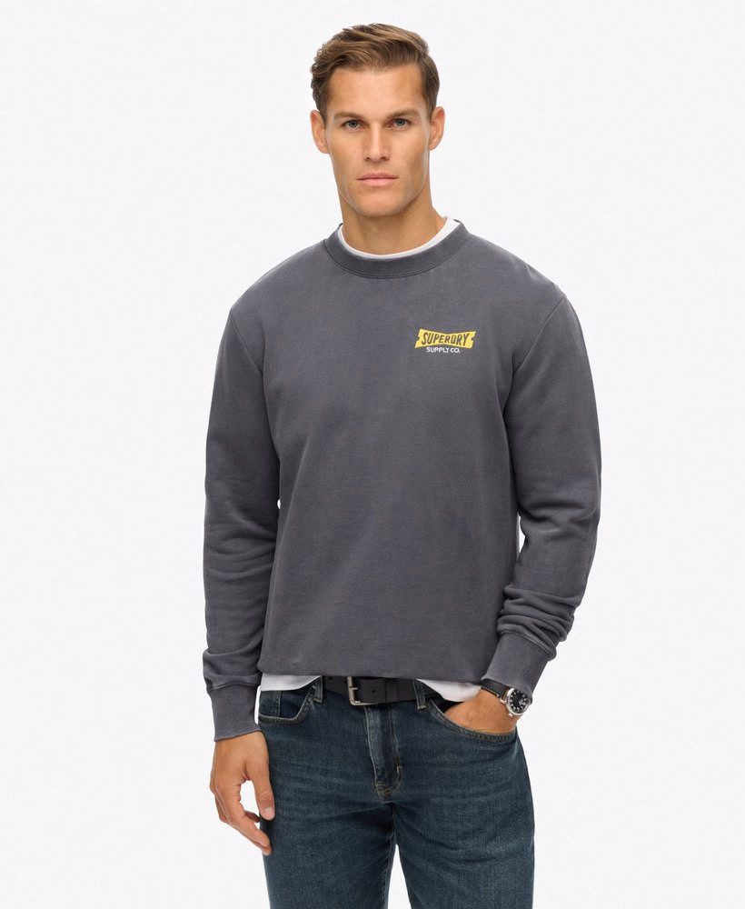 Heritage Tab Loose Crew Sweatshirt