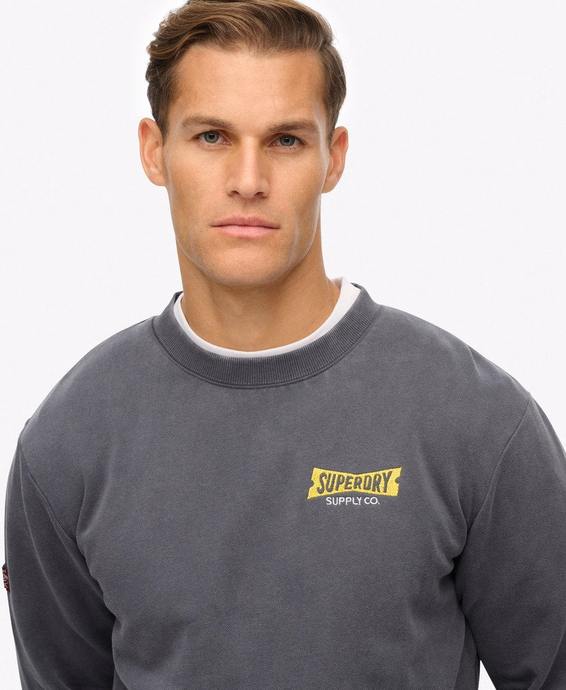 Heritage Tab Loose Crew Sweatshirt