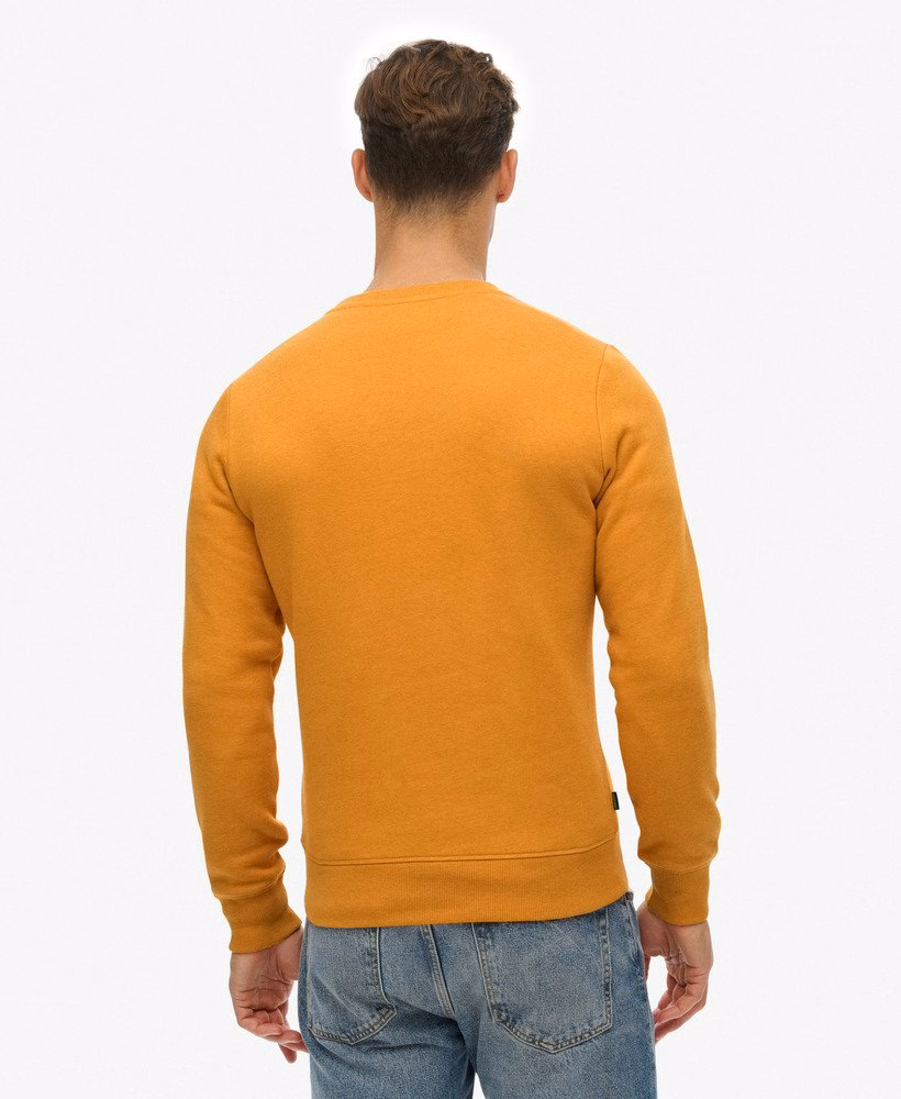 Vintage logo geborduurd crew sweatshirt