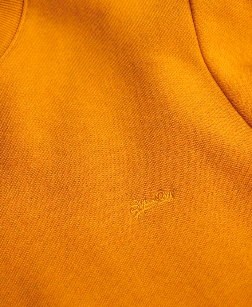 Vintage logo geborduurd crew sweatshirt