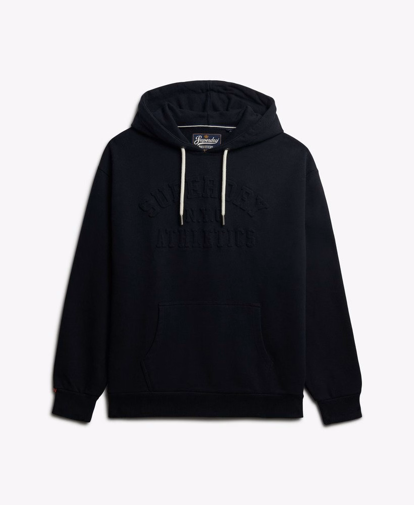 Oversized sportieve hoodie met reliëf