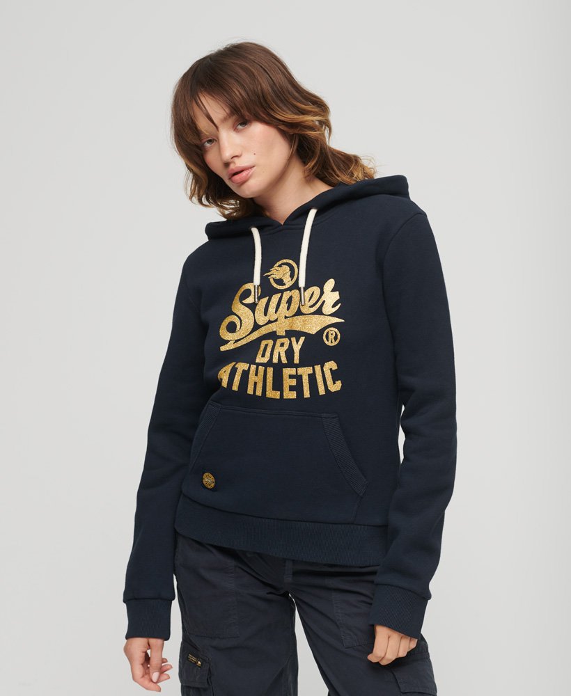 hoodie met grafische print in eclipse navy-kleur