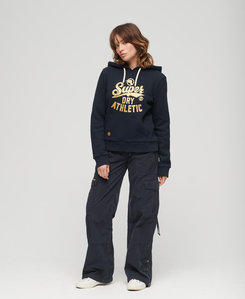 hoodie met grafische print in eclipse navy-kleur
