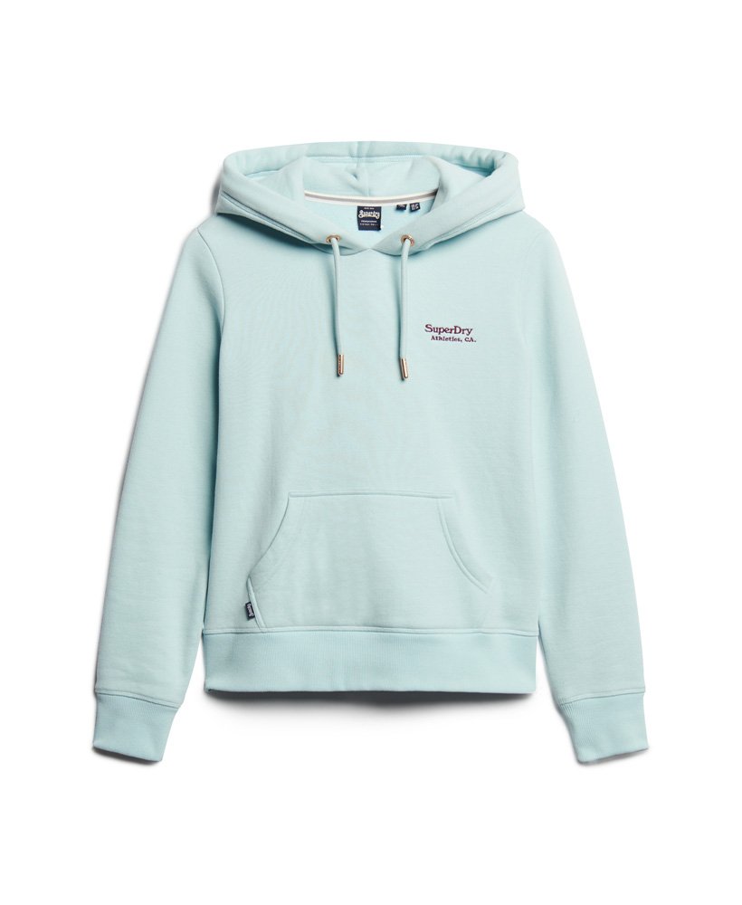 essential logo hoodie in winter sky blue