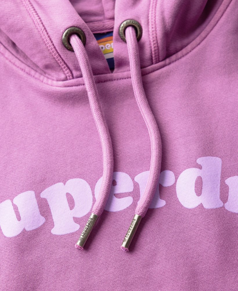 cooper tonal logo hoodie in dewberry