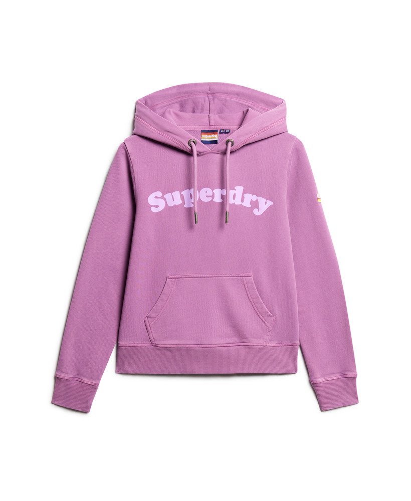 cooper tonal logo hoodie in dewberry