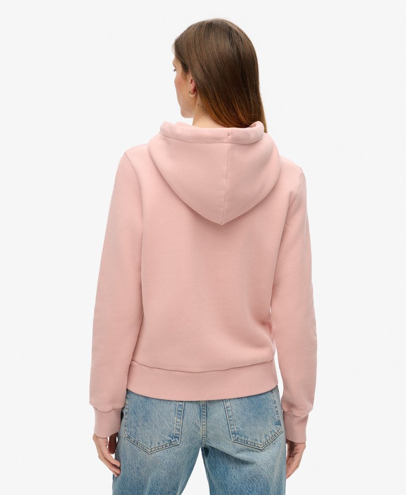 premium script entry hoodie in zachtroze