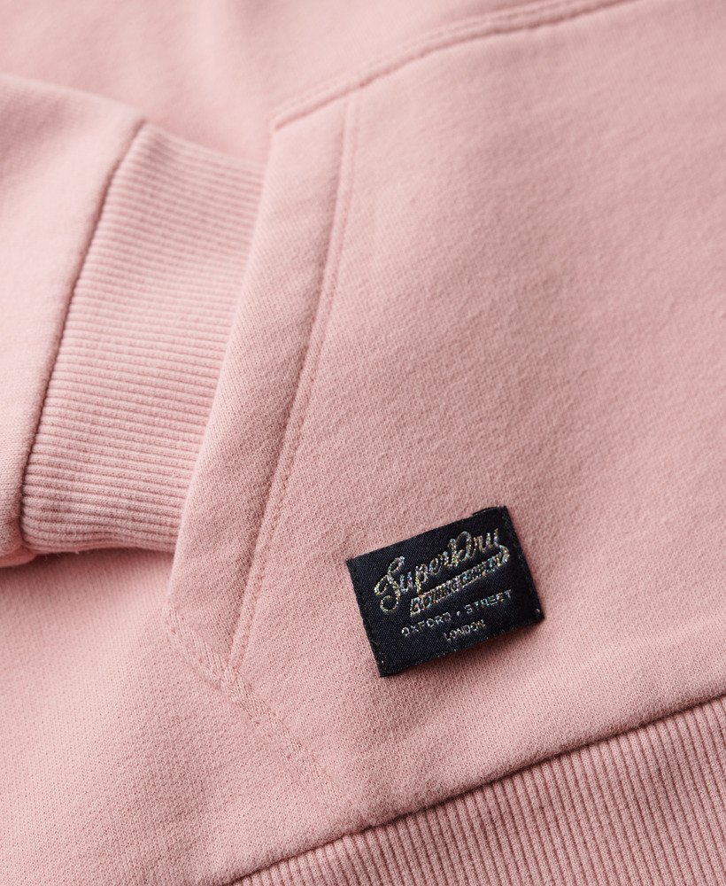 premium script entry hoodie in zachtroze