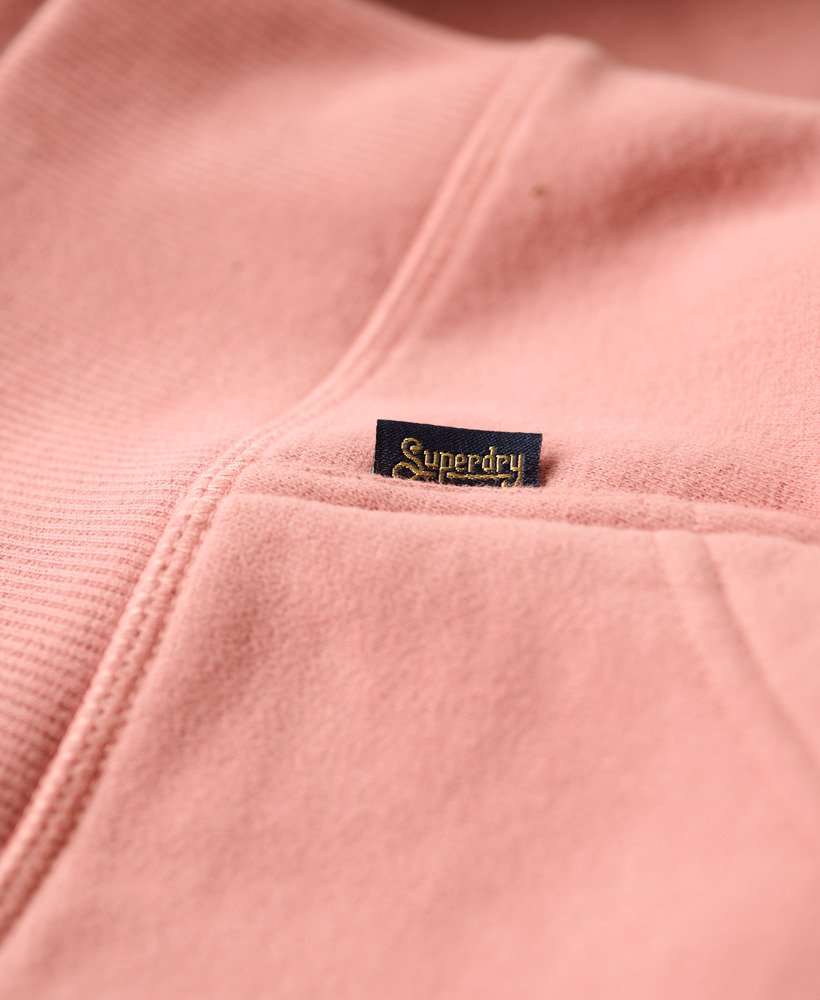 essential logo hoodie in ash rose