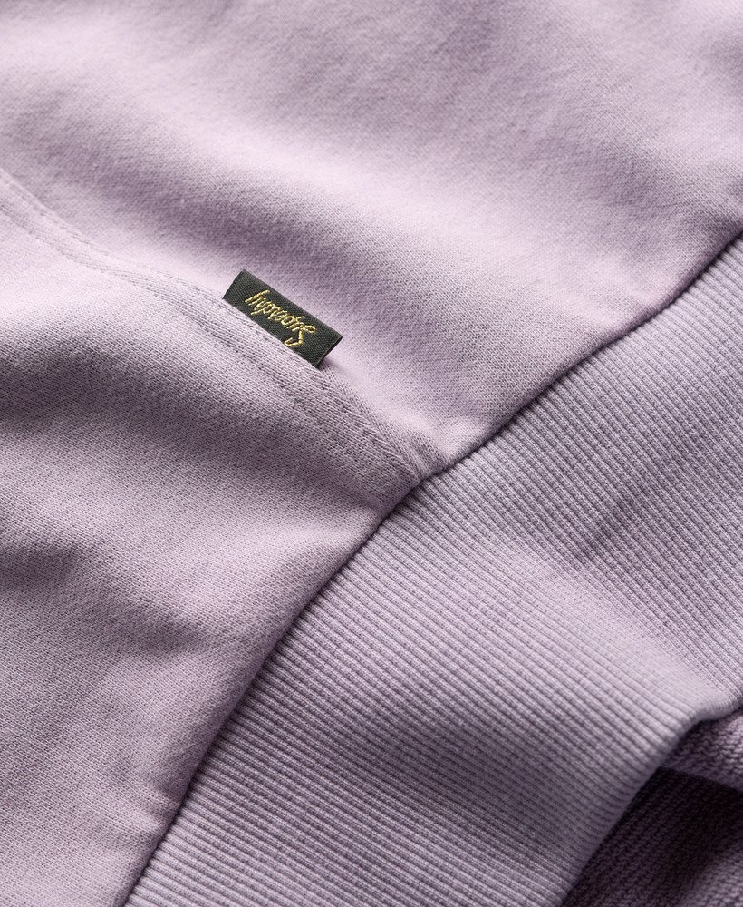 luxe metallic losvallend sweatshirt in brassica lilac