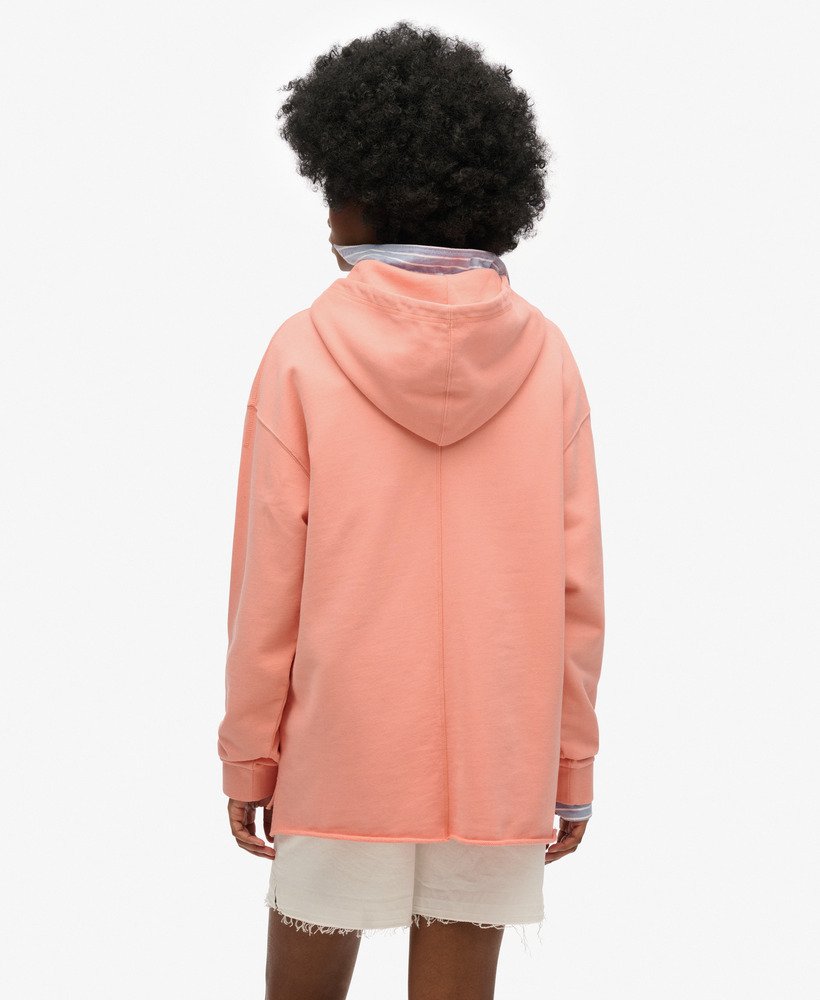 studios hoodie in perzik-amberroze