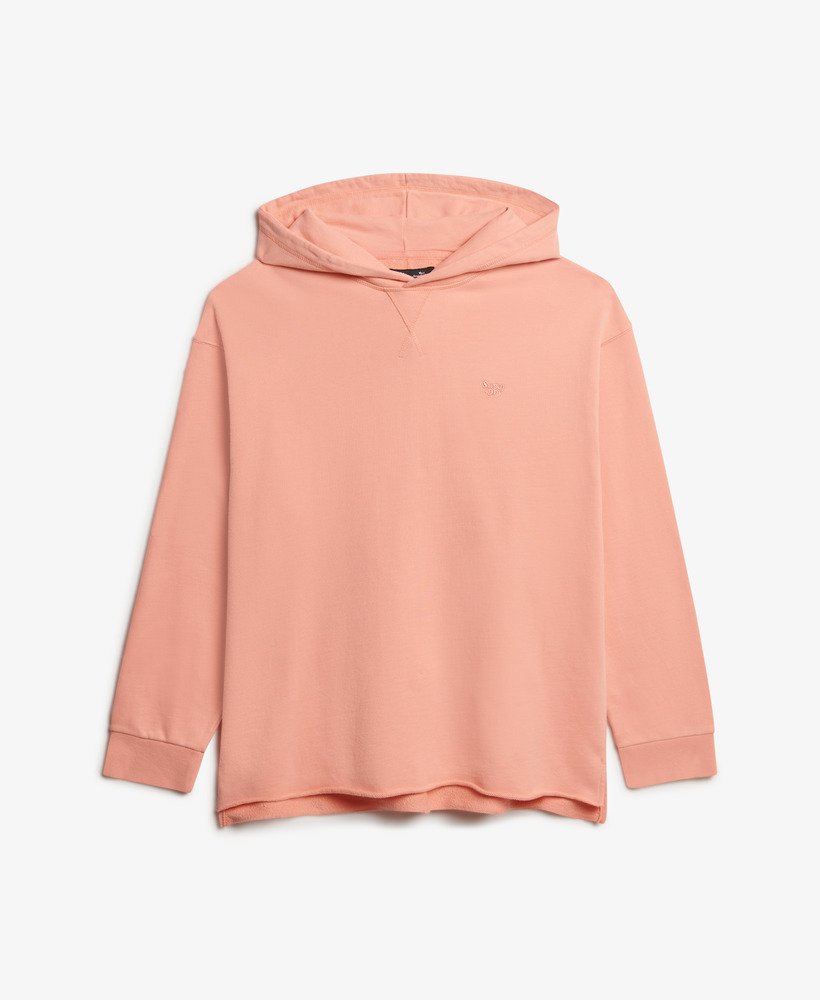 studios hoodie in perzik-amberroze