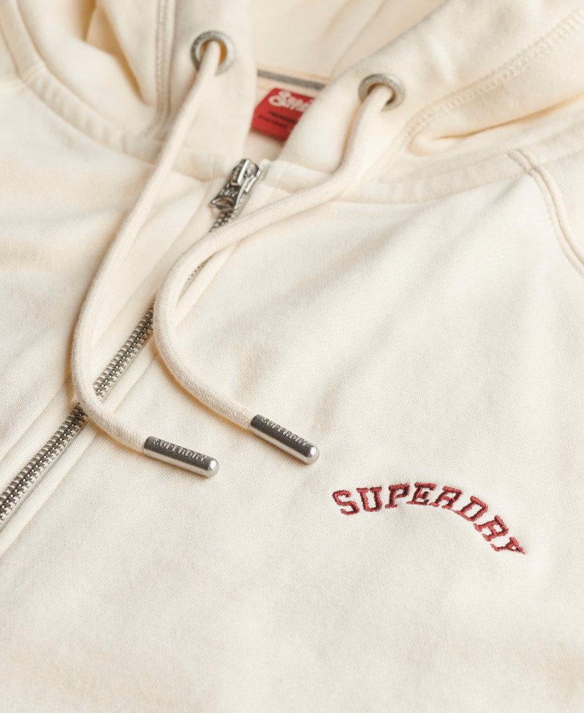 Essential Logo Oversized Raglan Zip Hoodie