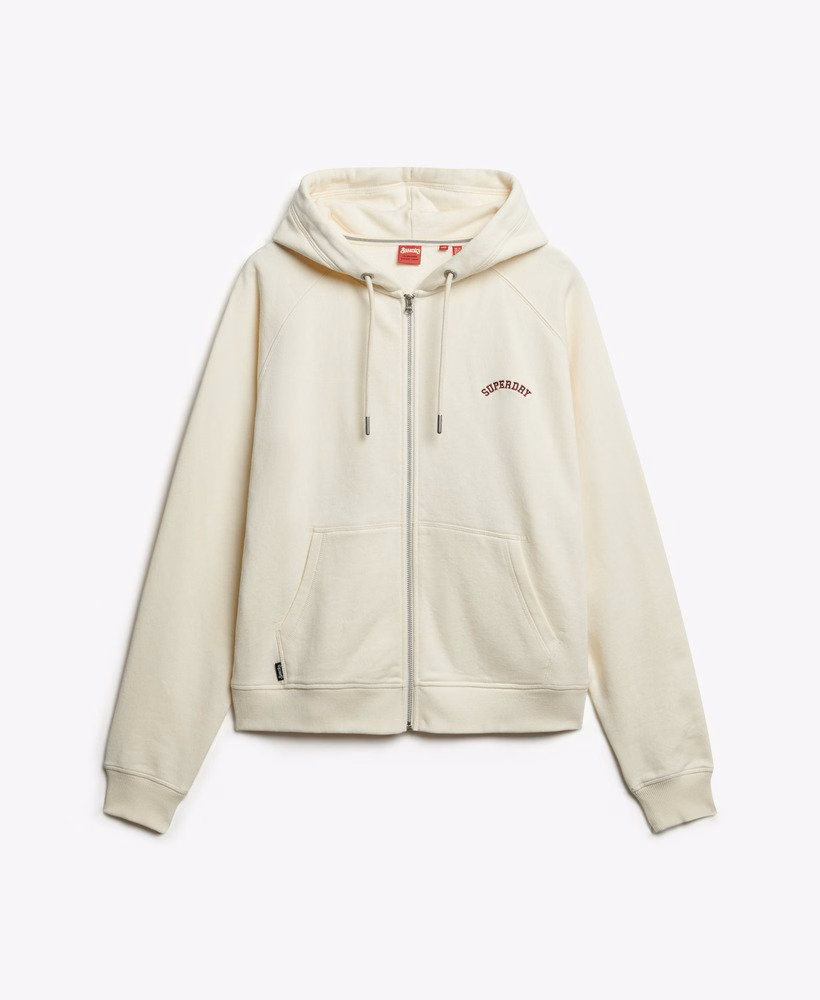 Essential Logo Oversized Raglan Zip Hoodie
