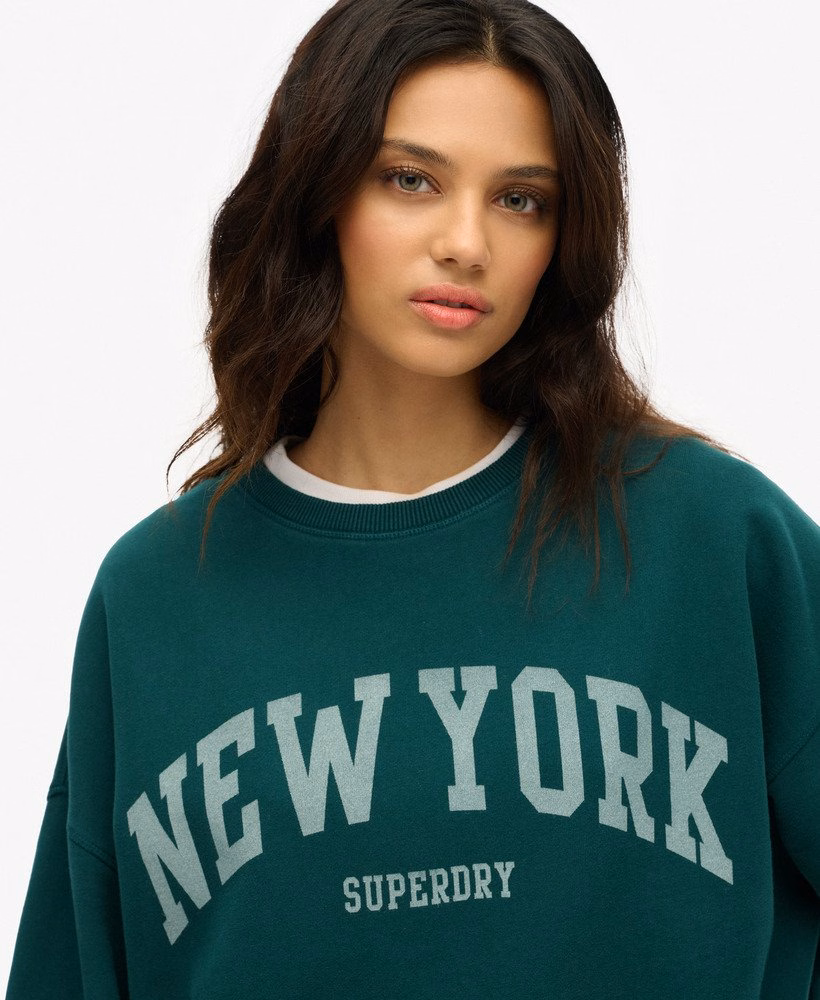 Athletic Essentials oversized crew sweater