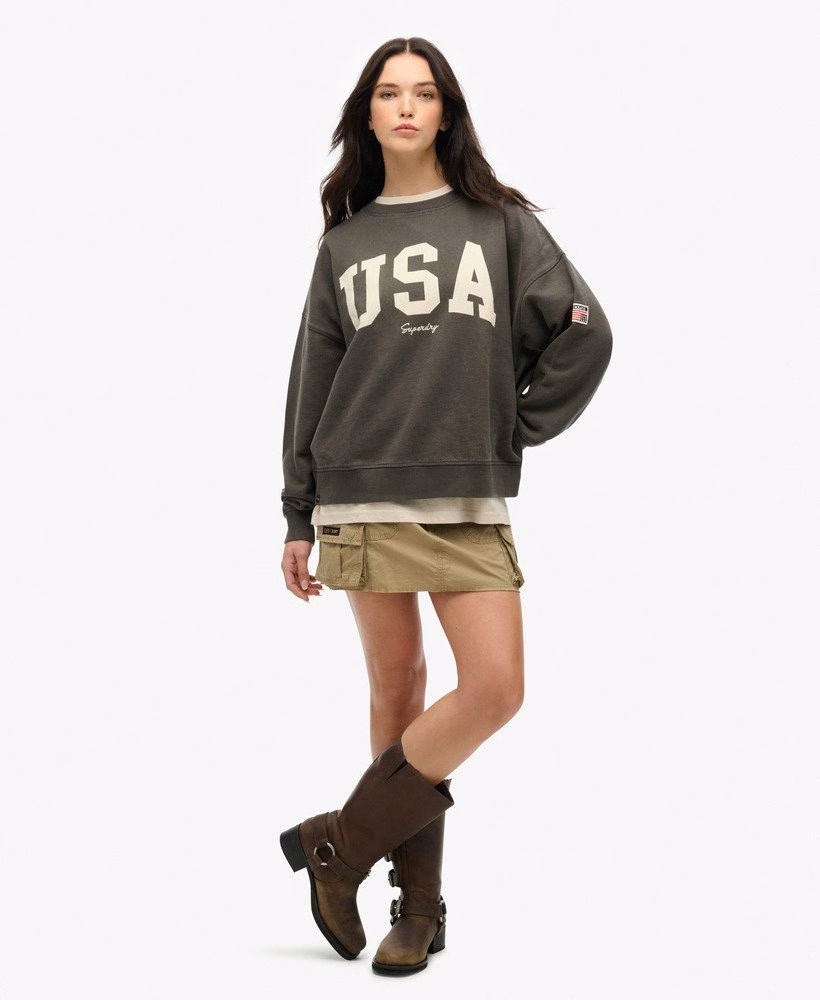 Athletic Essentials Relaxed Crew Sweatshirt