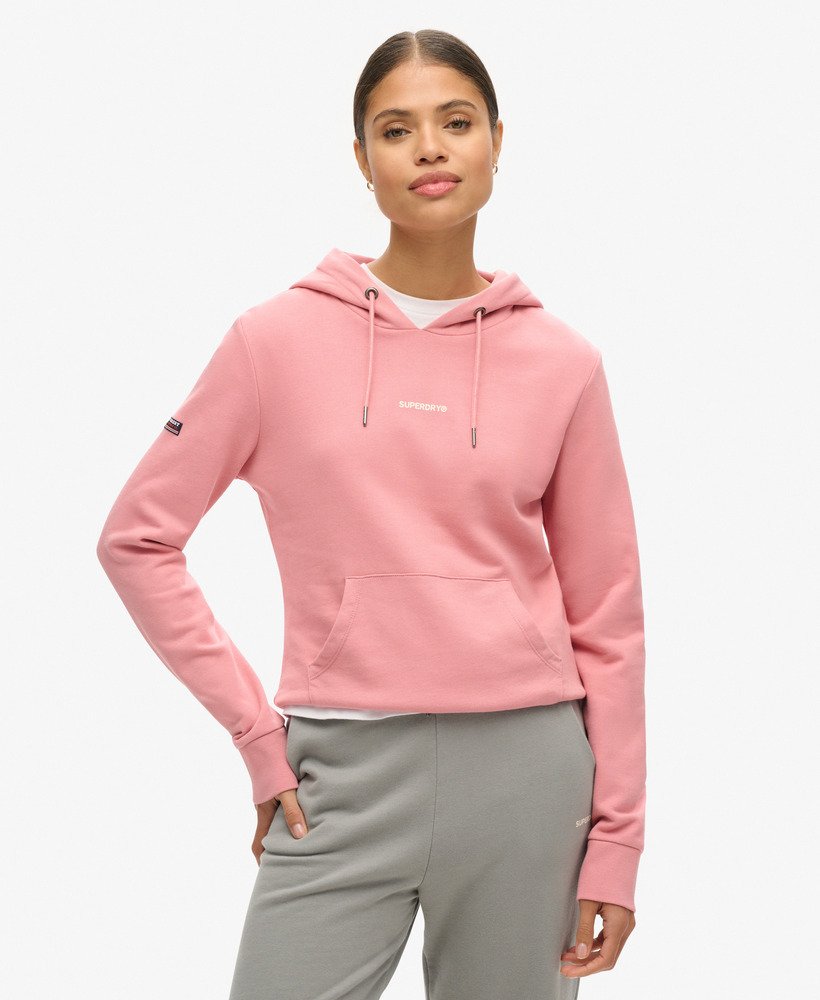 effen hoodie in rookroze