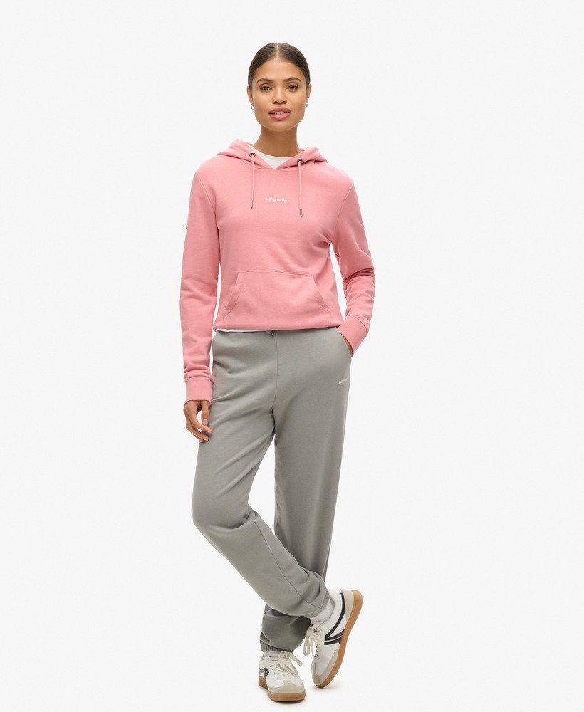 effen hoodie in rookroze