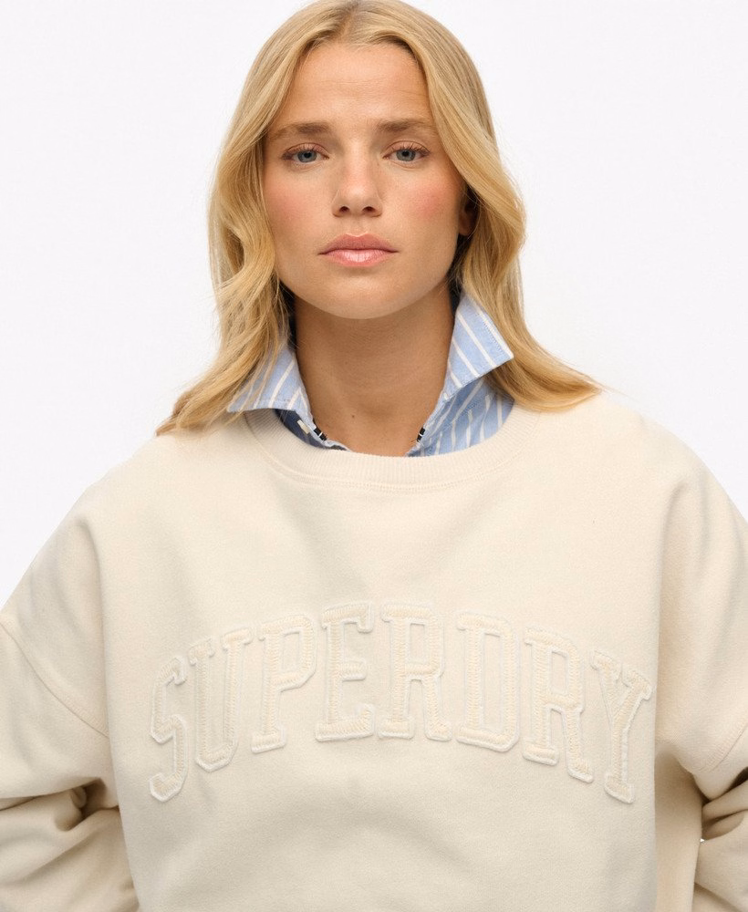 Athletic Essentials Tonal Applique Crew Sweatshirt