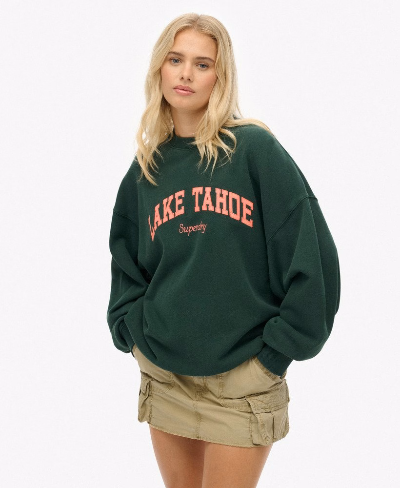 Outdoor Location Loose Crew Sweatshirt
