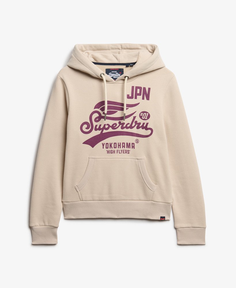 high flyers hoodie in gebroken grijs