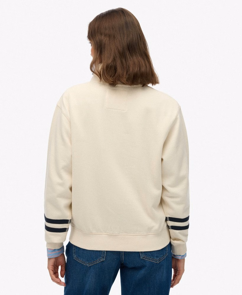 Athletic Essentials Applique Half Zip Sweatshirt