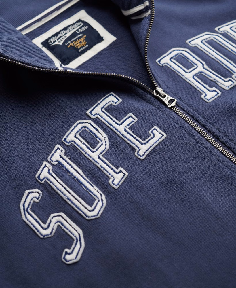 Athletic Essentials Applique Loose Zip Track Top
