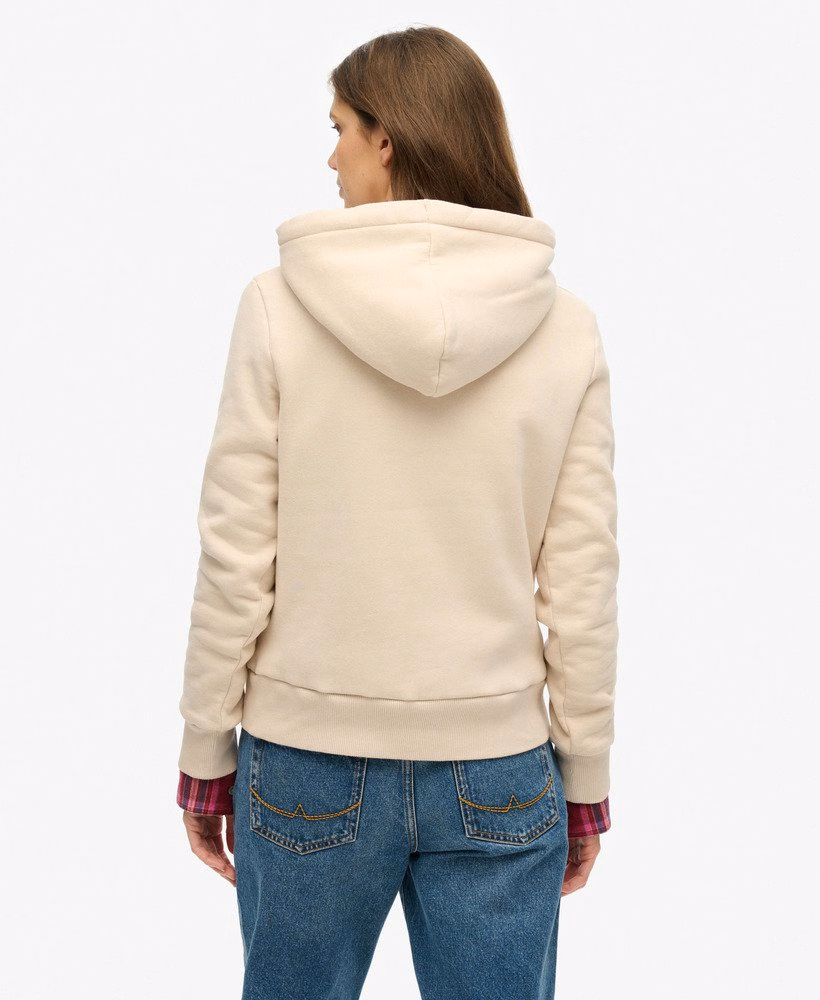 Hoodie met bloemenprint