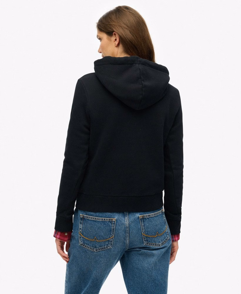 Hoodie met bloemenprint