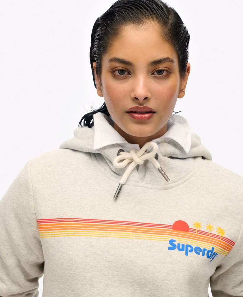 Hoodie met regenboogstrepen