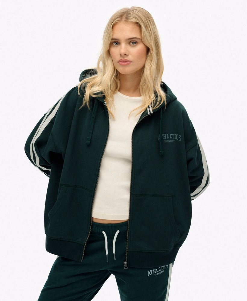 Athletic Essentials Relaxed Zip Hoodie