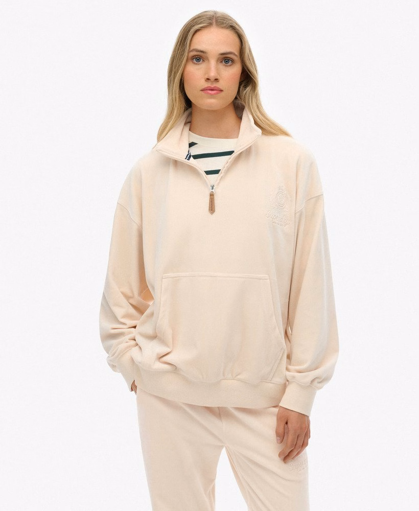 Country Club Velour Quarter Zip