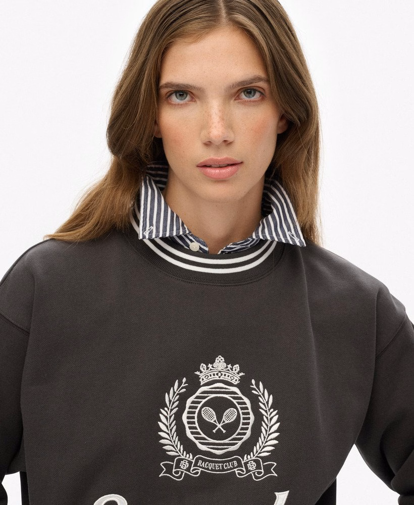 Country Club Loose Crew Sweatshirt