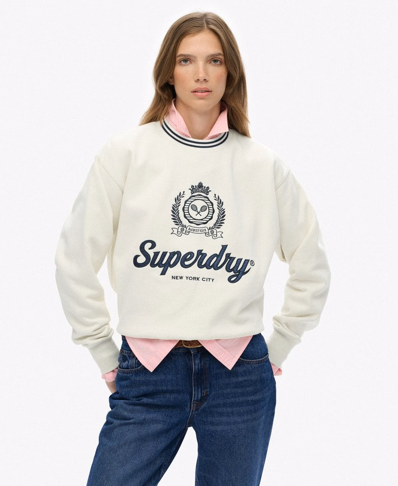 Country Club Loose Crew Sweatshirt