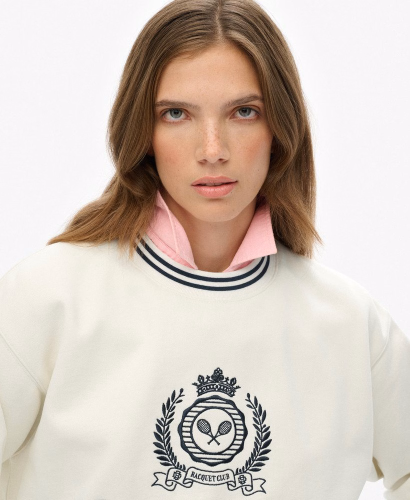 Country Club Loose Crew Sweatshirt