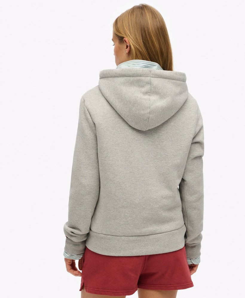 Sportieve metallic hoodie