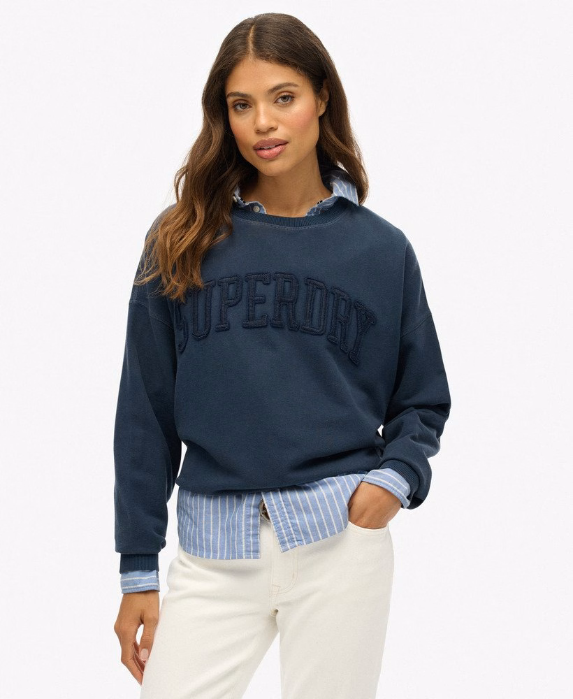 Athletic Essentials Tonal Applique Crew Sweatshirt